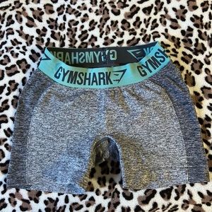 Gymsahrk Flex shorts grey charcoal Marl/Teal